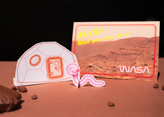 Space Worms Mars Visit